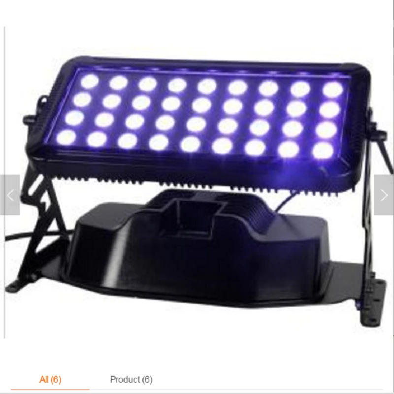 4 шт./лот наружная светодиодная настенная шайба 36X10W RGBW 4IN1 светодиодный городской