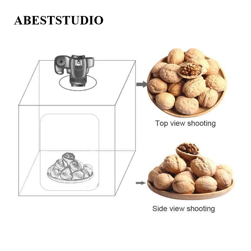 40 см/50 см/60 см ABESTSTUDIO светодиодный Photo tent Studio soфтbox светильник Tent soфтbox|soft box|photo tentphoto