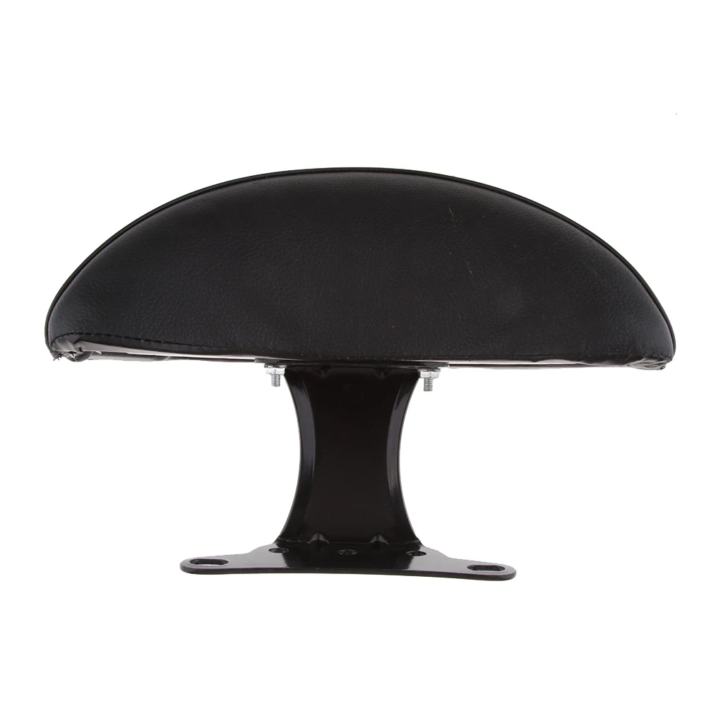 1 Piece 22cm Scooter Motorcycle Leather Rear Passenger Backrest Cushion Back Rest for Motorcycle Scooter Black