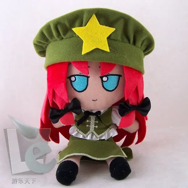Милая плюшевая кукла для косплея из Аниме TouHou Project Hon Meirin мягкая мультяшная