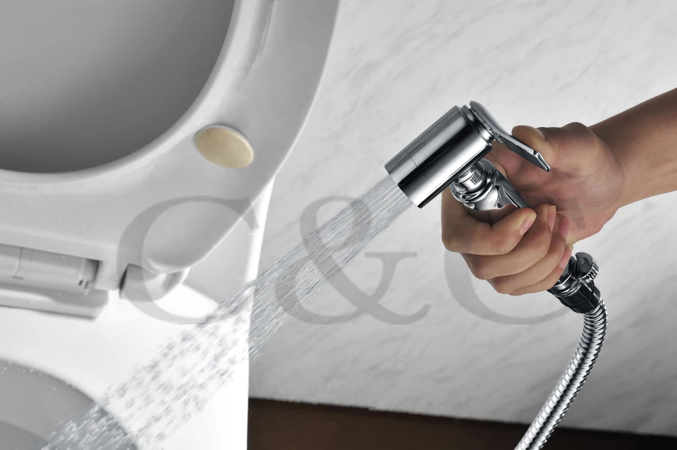 Мусульманский ручной Душ Shattaf гигиенический душ набор биде спрей латунный