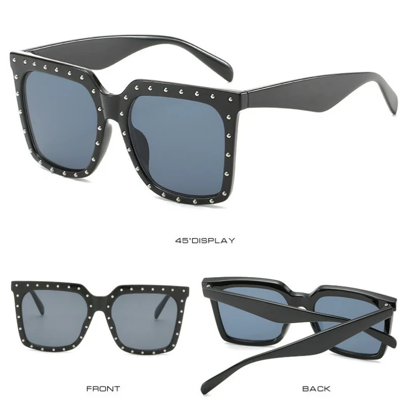 Негабаритные Квадратные Солнцезащитные очки Для женщин мужчин 2019 Мода Элитный