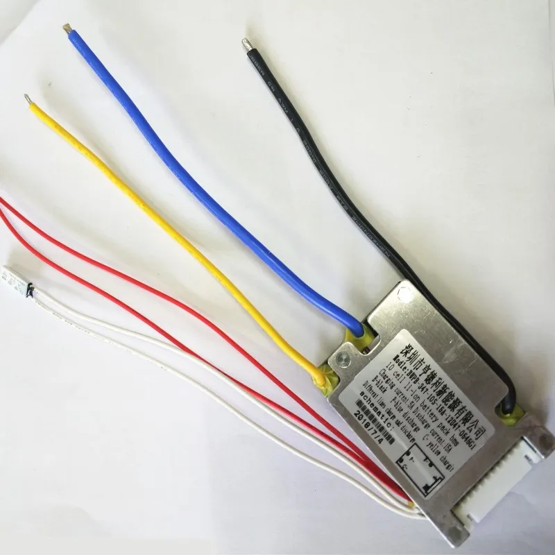 10s bms 36v e велосипед батарея bms с выключателем включения NTC зарядное напряжение 42v 15a bms pcm