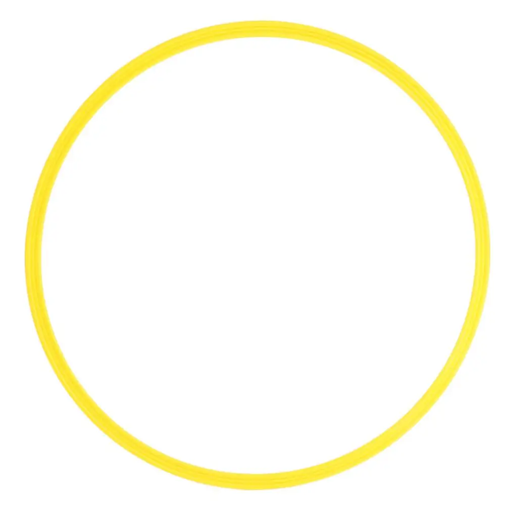 yellow Продвижение продаж 50 см Спортивная тренировка ловкости скоростные Кольца Футбол Баскетбол Обучение - Цвет: yellow