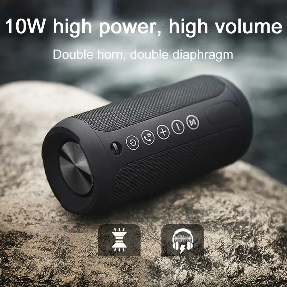 Уличная мини колонка Bluetooth водонепроницаемая портативная беспроводная