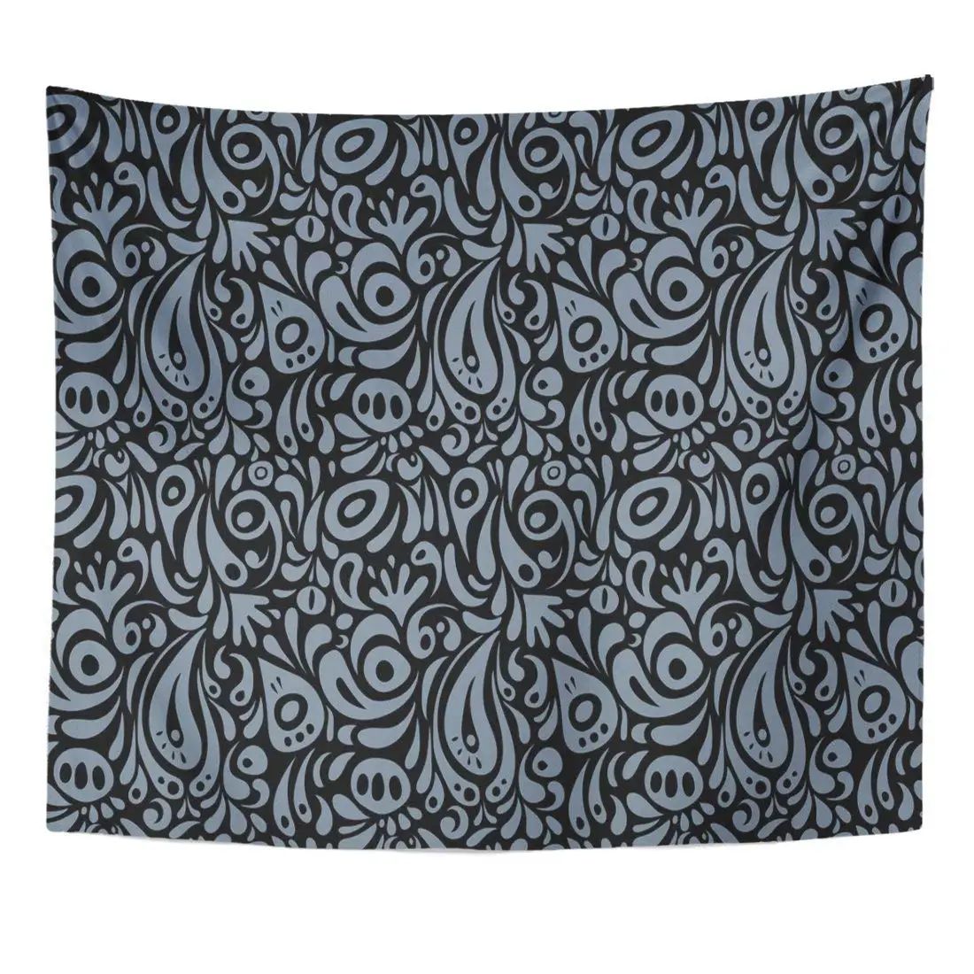 Гобелен античный дамасский цветочный узор в нейтральных цветах Арабеск домашний