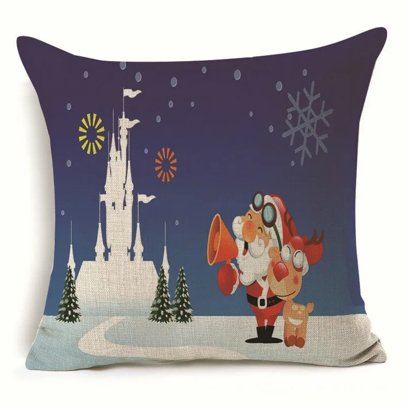 Новогодний Рождественский Декор для дома Adornos De Navidad аксессуары для дома Рождественские украшения подушка Navidad чехол