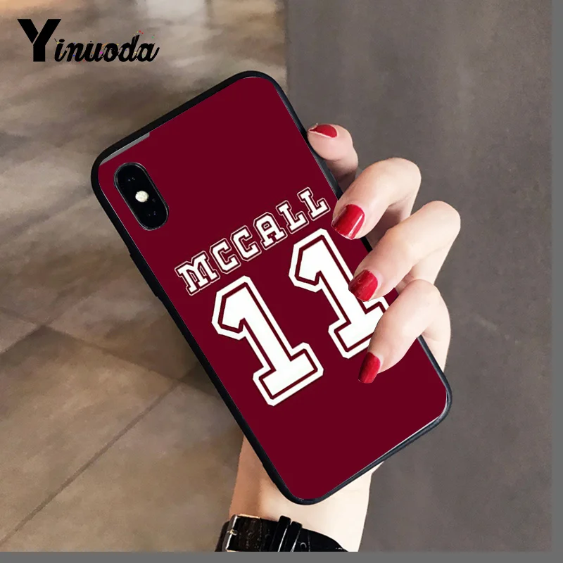 Черный ТПУ мягкий чехол Teen Wolf Stilinski 24 для телефона iphone 12 8 7 6 6S 6Plus 5 5S SE XR X XS MAX