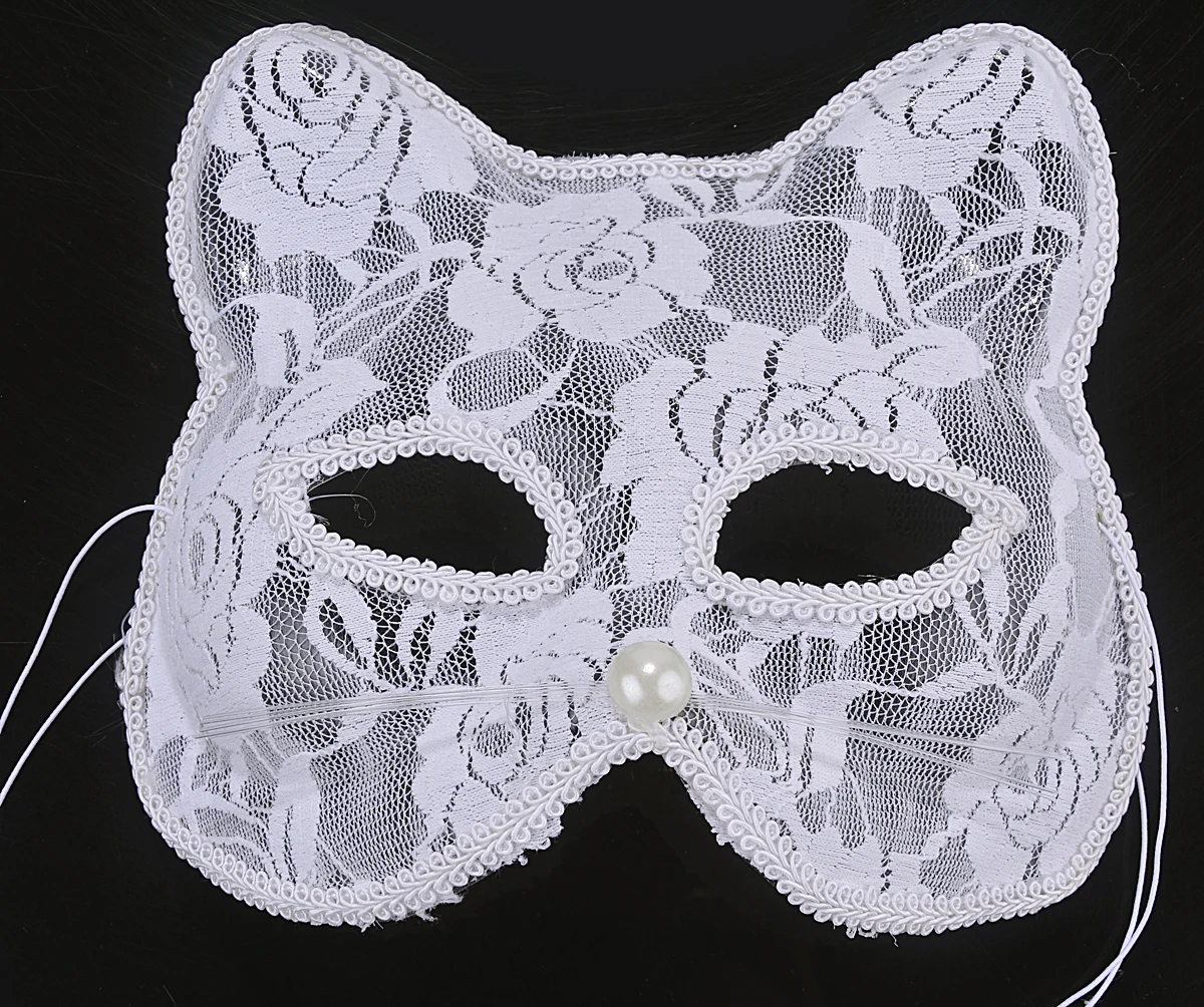 Новый Хэллоуин маска стильная женская обувь кружева лиса кошачий глаз партия