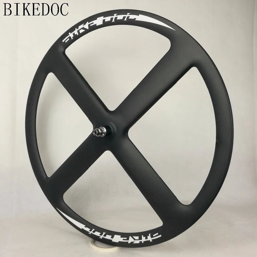 BIKEDOC 700c 4 карбоновые колеса со спицами fixie карбоновая колесная пара с четырьмя
