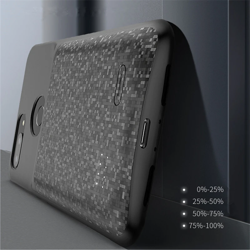 KQJYS Батарея чехол Портативный для спортивной камеры Xiao mi 8 Lite Батарея Зарядное устройство чехол для Xiaomi mi 8 Lite 4700mAh резервного копирования Мощность банк Зарядное устройство Чехол