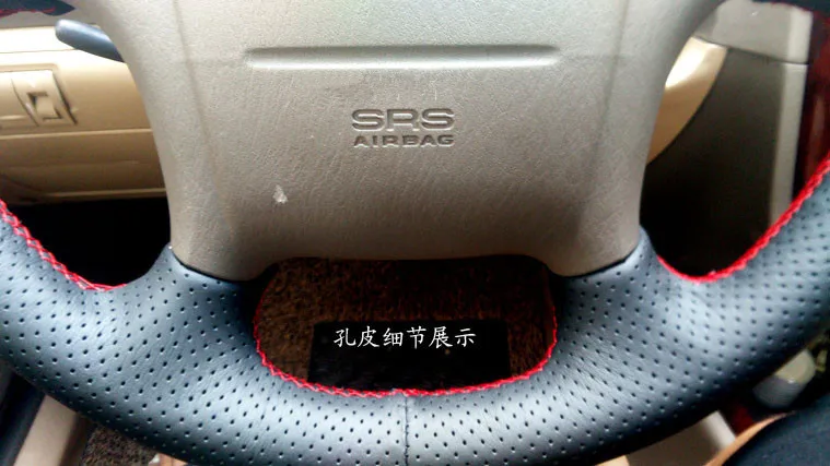 Специальный чехол рулевого колеса автомобиля из натуральной кожи для Hyundai Tucson