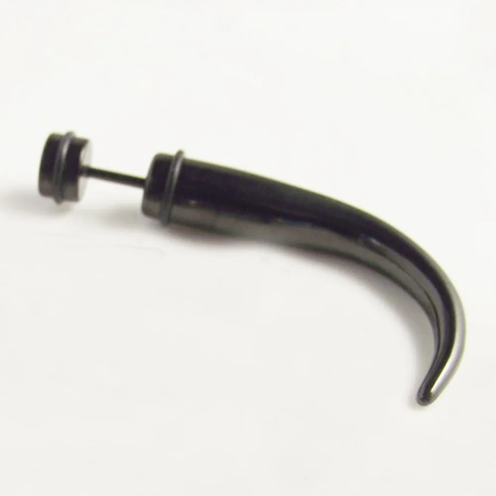 2 шт./пара Мода 16g титановая сталь Спиральный рог для уха серьги поддельные