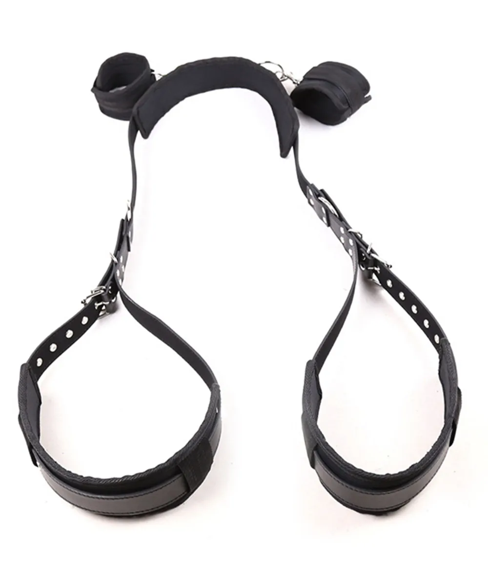 Связывание ведомого нейлон ручные наручные манжеты открытые ноги в Игры для