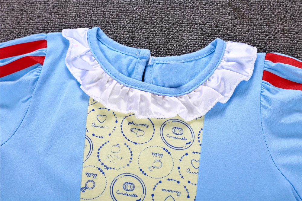 Рождественский костюм Эльзы для маленьких девочек платье принцессы Белоснежки