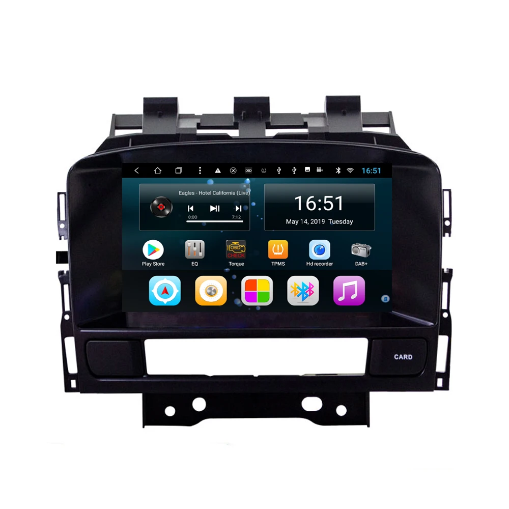 Автомобильный радиоприемник с bluetooth на руль HD1080 Поддержка google play store для buick verano