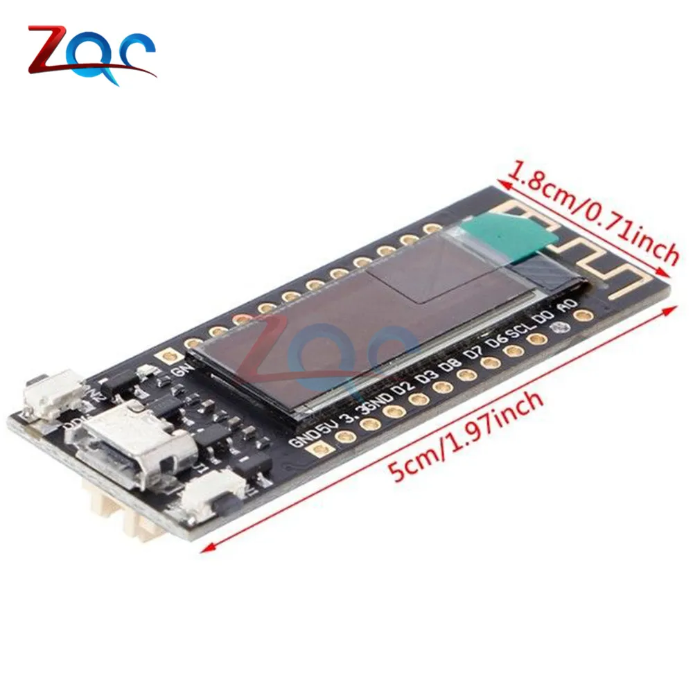 ESP8266 WIFI 0 91 дюймов OLED CP2014 32 Мб флэш модуль Интернет вещей плата PCB NodeMcu для Arduino IOT