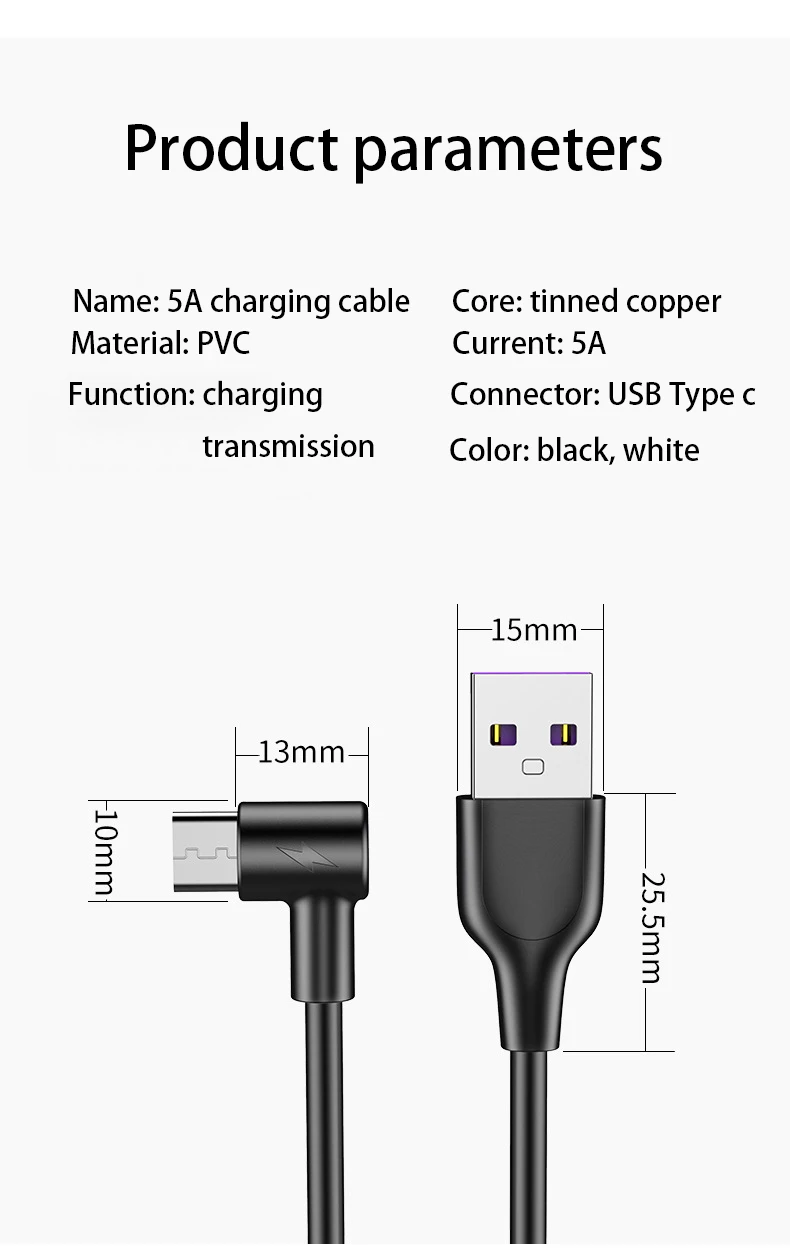 Кабель usb type C 3,1 QC 3,0 5A супер быстрый зарядный кабель 3 м 2 м 1,5 м 1 м для samsung Galaxy S9 S10 для huawei mate 20 P20 P30 Pro