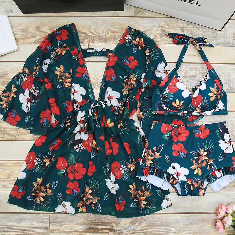 Tankini Mujer бикини пуш-ап бикини Maillot De Bain Femme Плавание костюм Высокая талия Badpak женские купильник бикини Sunseeker - Цвет: see chart