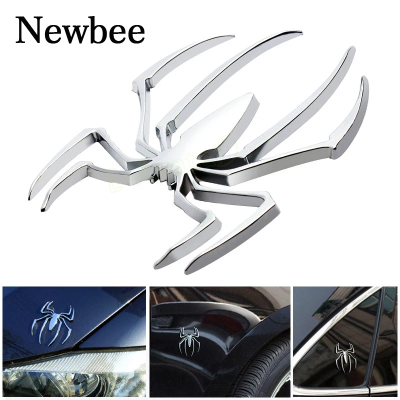Аксессуары для стайлинга автомобиля Newbee металлическая наклейка хромированный