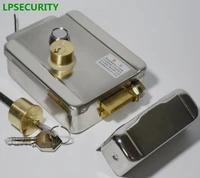 lpsecurity gate door electric door lock dc 12v fit video door phone doorbell intercom access control security system