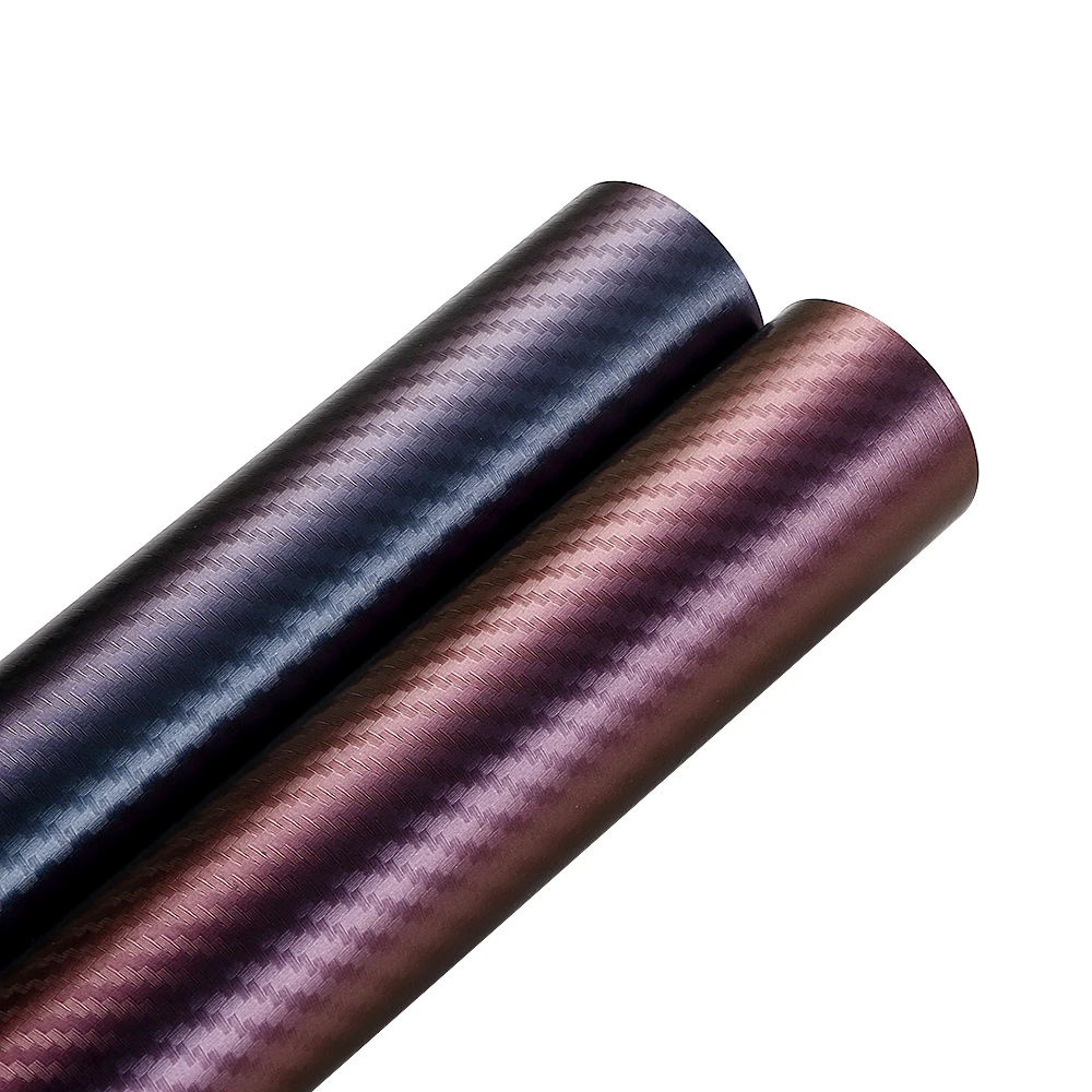 Виниловая 3d пленка Хамелеон 50x200 см из углеродного волокна внутренняя и внешняя