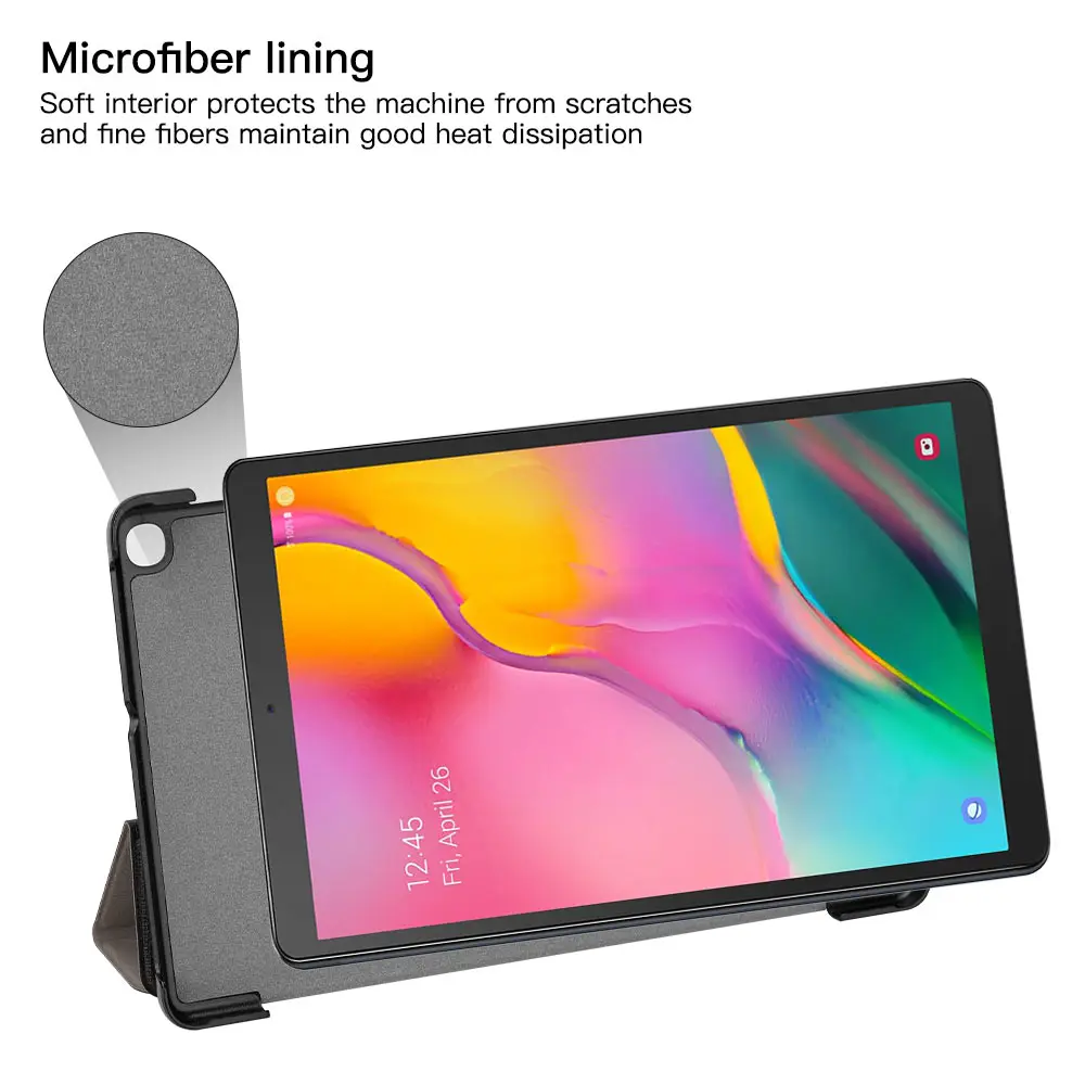 Для Samsung Galaxy Tab A 10 1 дюймов (2019) Магнитный чехол для SM T510 T515 Funda Capa|Чехлы планшетов и