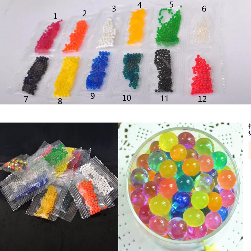 500 шт. Magic гидрогель гель растет Кристалл грязи почвы воды из бисера День рождения