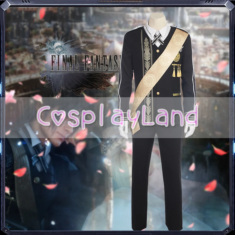 Костюм для косплея Фэнтези XV FFXV FF15 Prince Noctis Lucis Caelum мужчин наряд на Хэллоуин