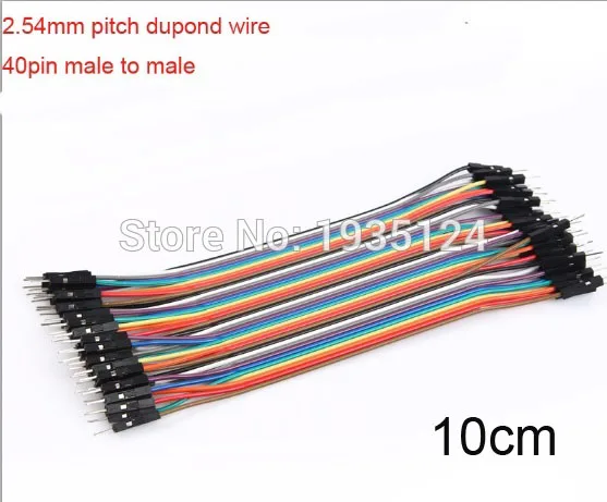 Кабель для перемычки ribborn Dupont 10 шт. хорошее качество шаг 2 54 мм 40pin см папа Папа 1p