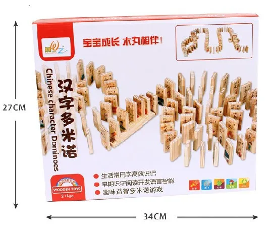 100 шт. забавные красочные деревянные игрушки домино Аутентичные Стандартный Для