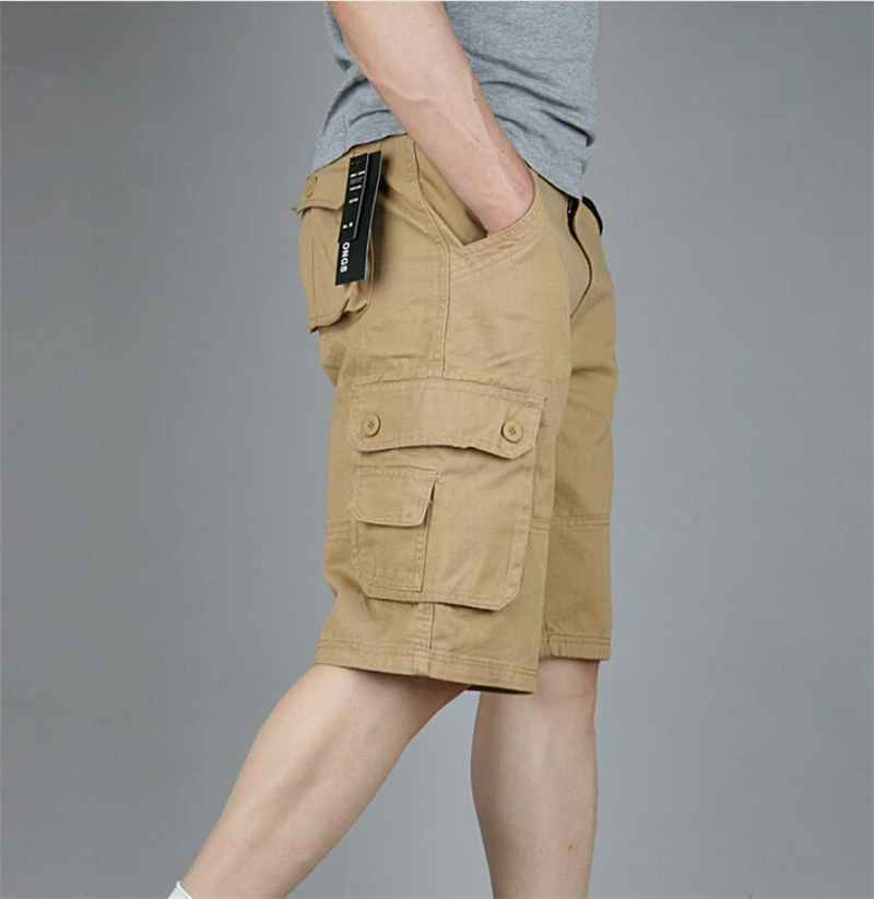 

Cargo Shorts Men Brand Summer Casual Military Tactical Homme Shorts Casual Multi-Pocket Male Baggy Short Trousers Plus Size 44