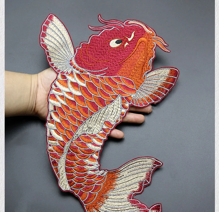 Новинка ручная работа красные тканевые парчи для карпа сделай сам декоративные
