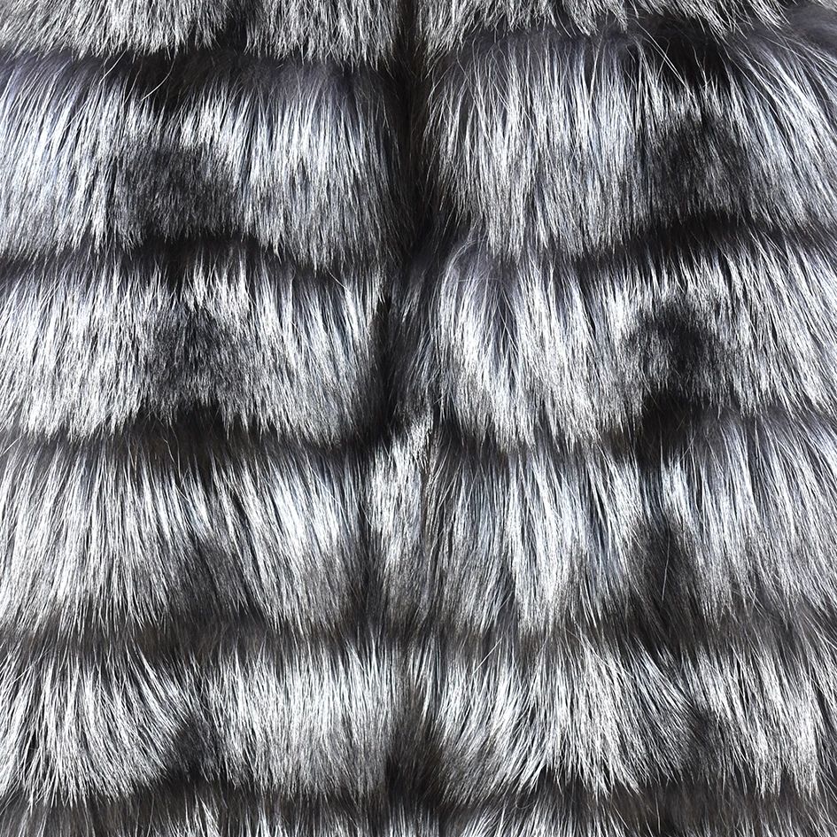 Новинка кожаный жилет из травы Женский легкий с мехом животного теплый модный