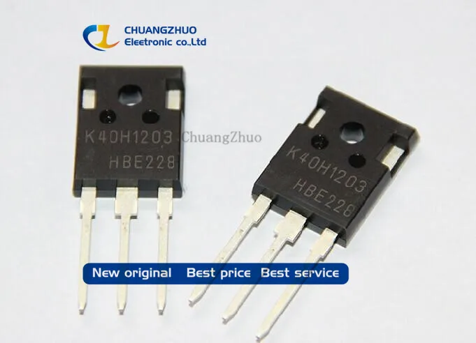 

10pcs free shipping K40H1203 IKW40N120H3 40A 1200V IGBT