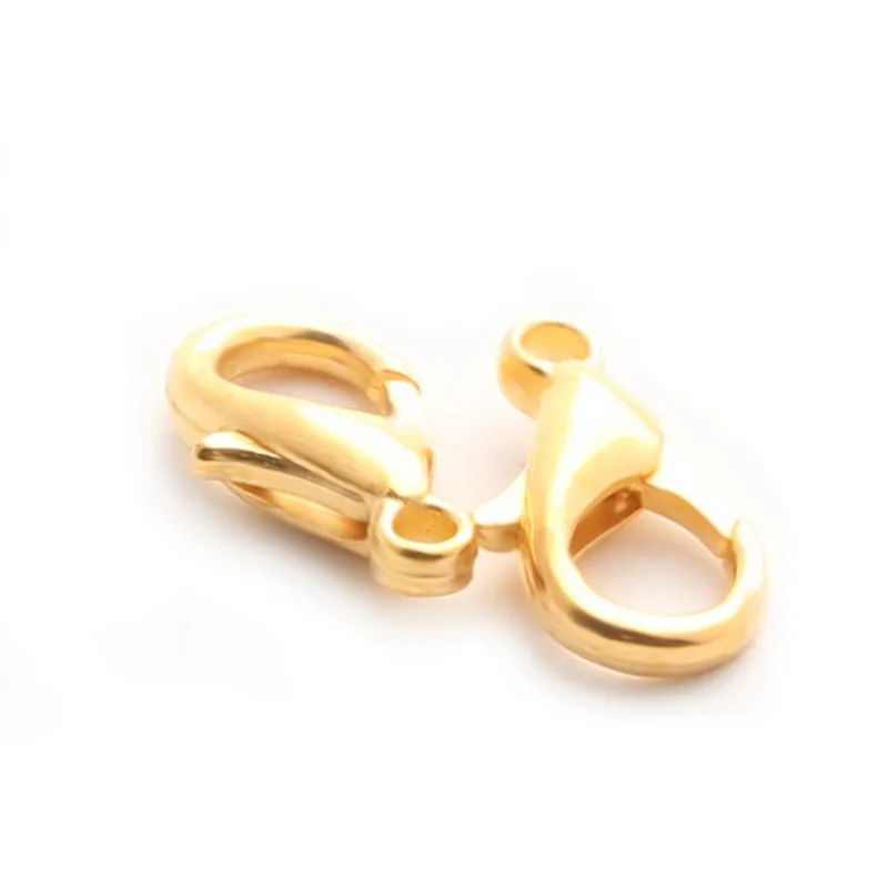 100 шт./лот 12 мм Омар застежка крючок золото/металл/серебро/бронза цвет сплава