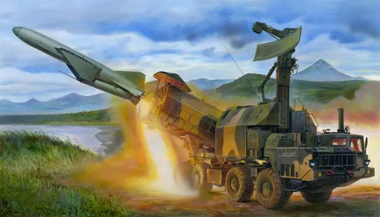 TRUMPETER 01035 1/35 масштаб Русский 4K51 Rubezh Coastal ASM с P 15 пластиковым строительным