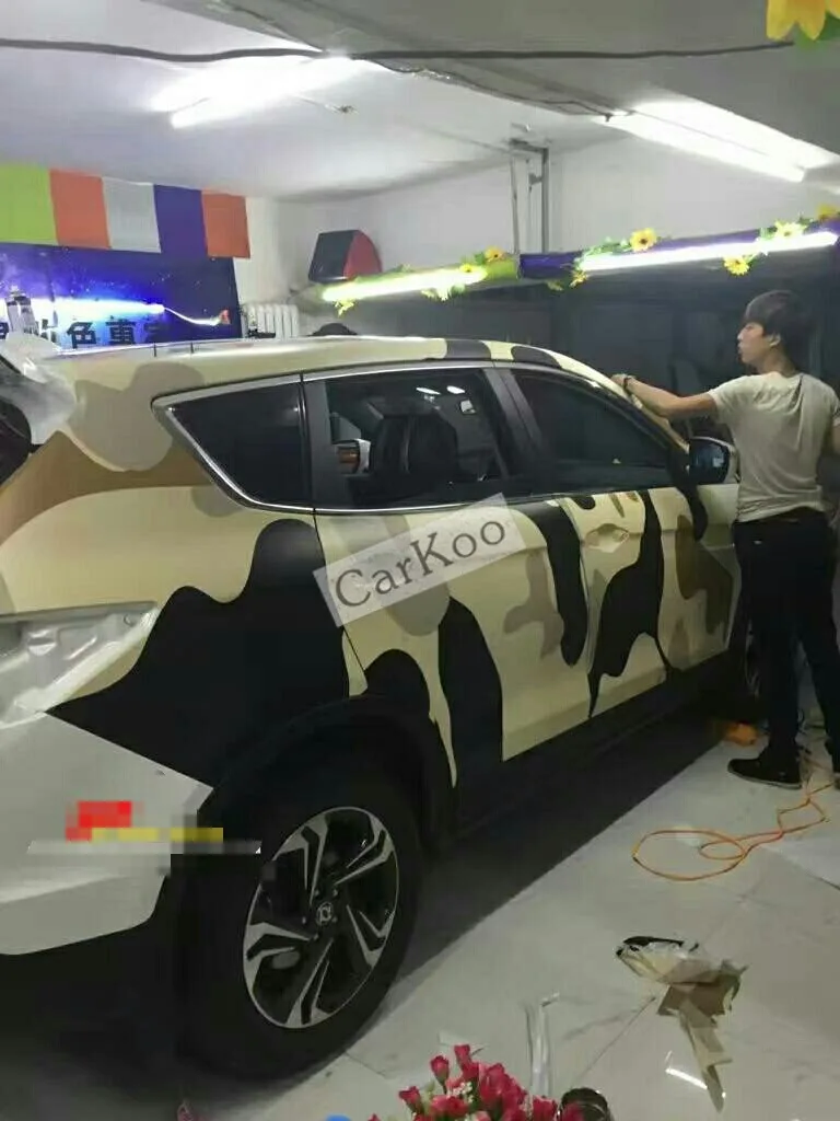 Большой Камуфляжный стикер для автомобиля на заказ виниловая пленка с защитой от