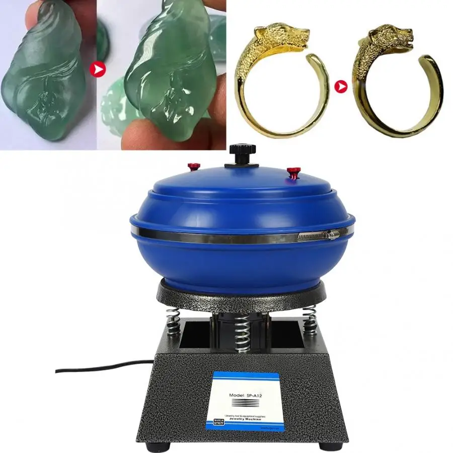 12In вибрационная полировальная машина для ювелирных изделий шлифовальный станок