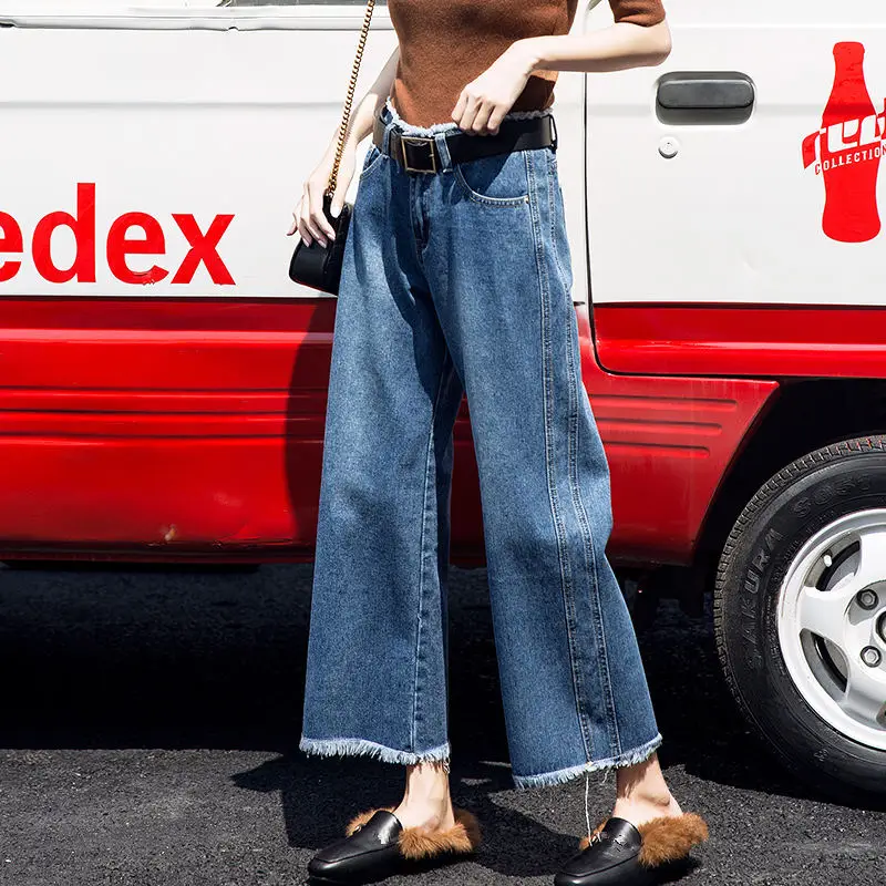 Модные широкие джинсы для женщин весенние свободные в стиле бойфренд Vaqueros Mujer