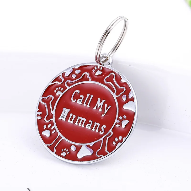 Бирки для собак с гравировкой идентификационное имя кошки щенка бирка ошейника