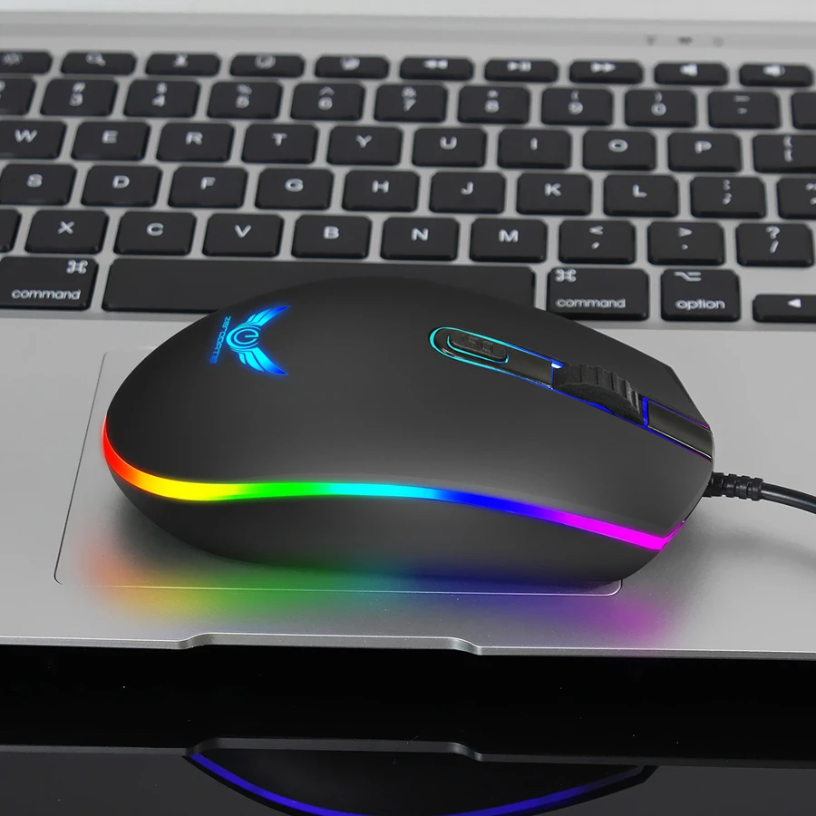 Профессиональная Проводная игровая мышь с 4 кнопками RGB светодиодсветодиодный