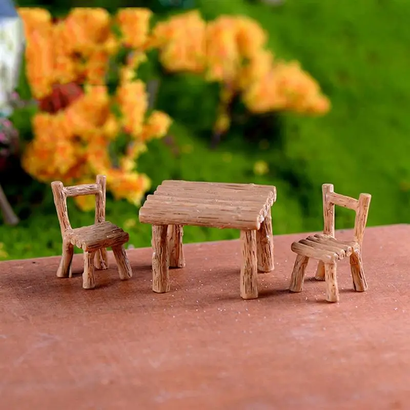 3 шт./компл. настольное кресло Миниатюрные аксессуары для украшения