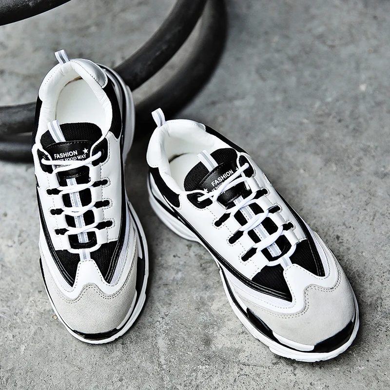 Для мужчин стильные личность повседневные кроссовки из дышащего материала