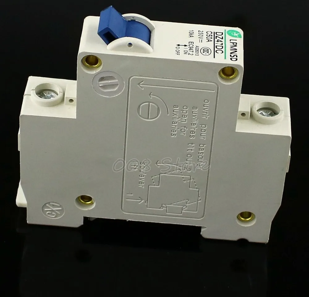 DZ47 1 P 50A DC 250V Автоматический выключатель MCB полюс C45 | Обустройство дома