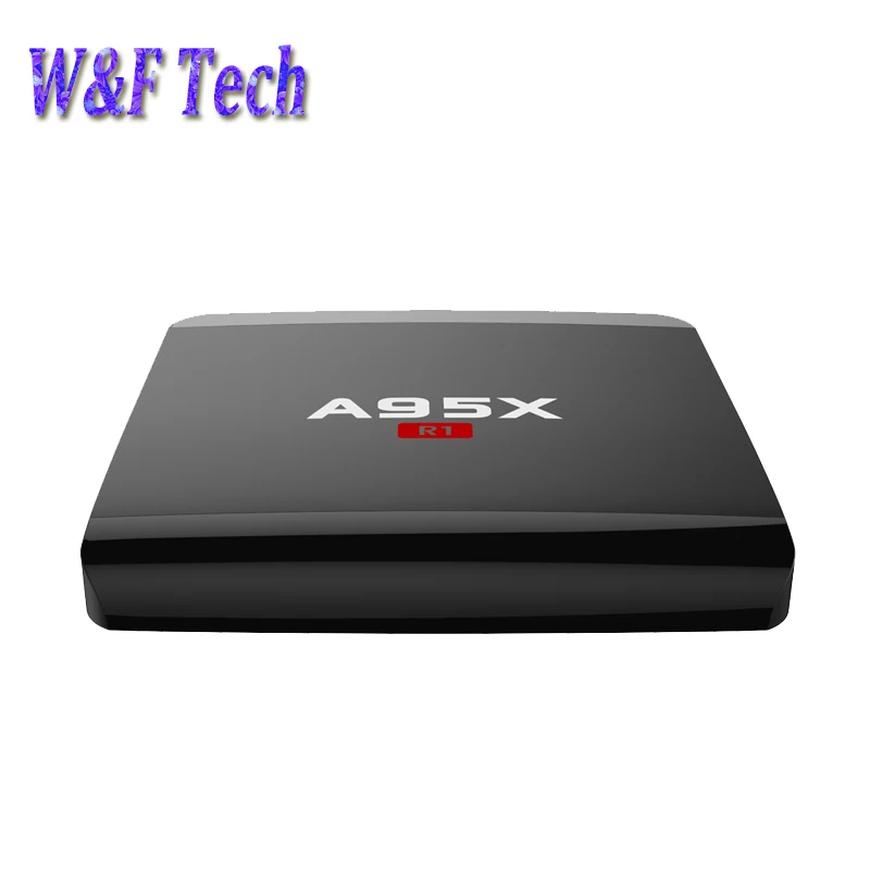 Смарт ТВ приставка A95X R1 Amlogic S905W 10 шт. 1G 8G четырехъядерный медиаплеер 4 K 3D мини ПК 2 4G