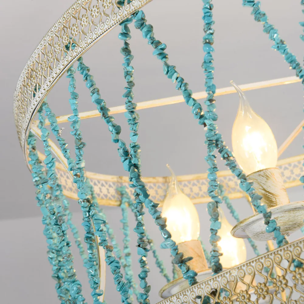 Современный Каменный подвесной светильник в стиле лофт скандинавский винтажный