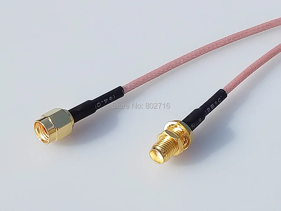 10 шт./лот SMA женский разъем к RP SMA мужской разъем радиочастотный коаксиальный кабель SMA к SMA адаптер RG316 косичка удлинитель