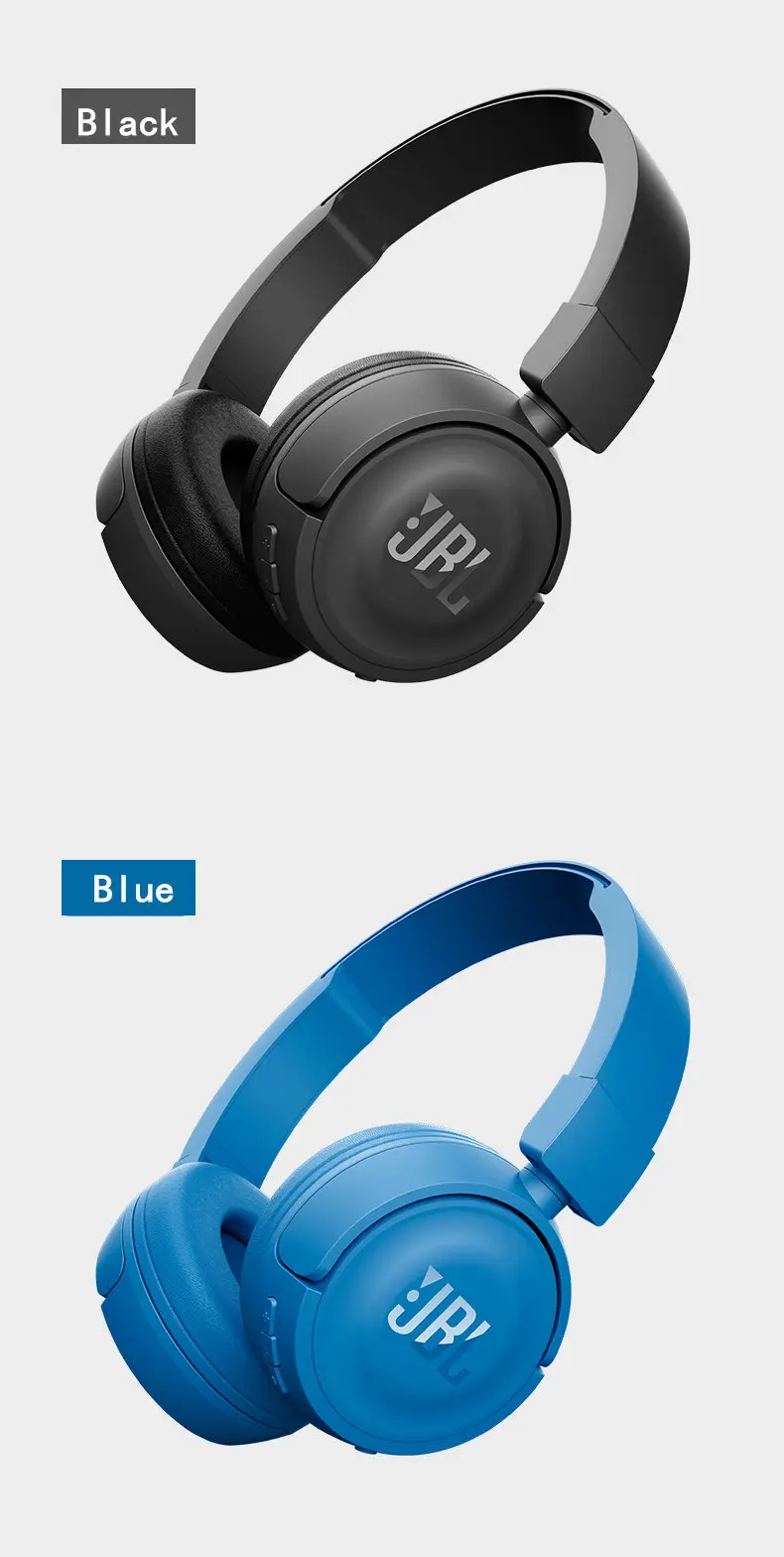 JBL T450BT Bluetooth беспроводные наушники на голову Музыкальная гарнитура Портативный HIFI бас наушники с микрофоном для JBL