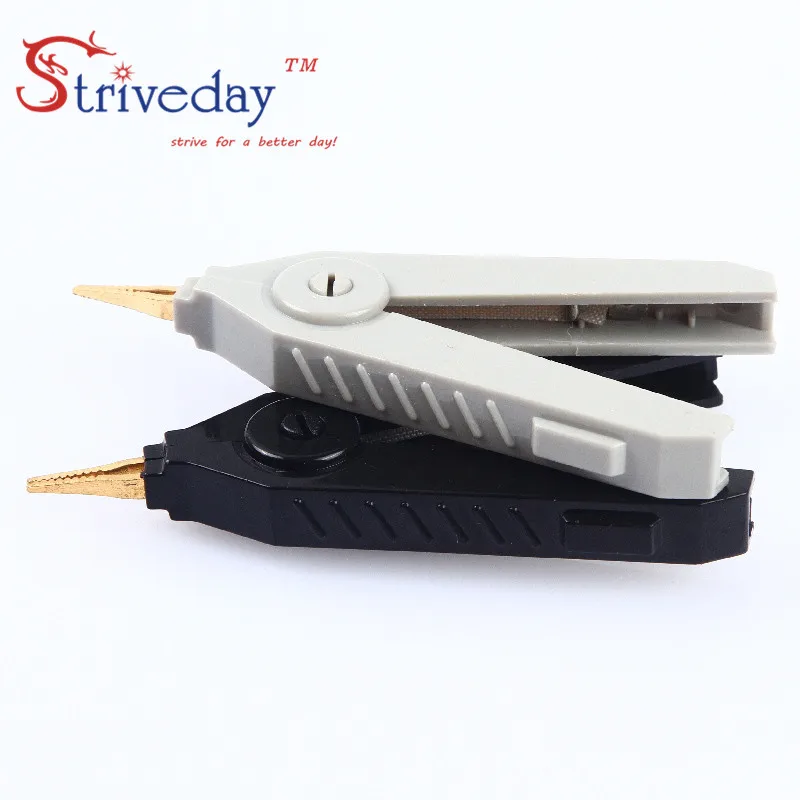 1 шт. можете выбрать светильник серый черный зажимы типа крокодил 20A Тесты зажим с